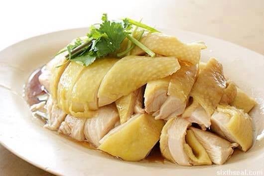 gà hấp gừng rượu